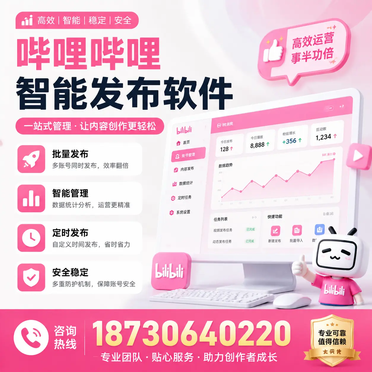 如何评估哔哩哔哩智能发布软件的ROI?延边 企业必读